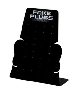 Acrylic Display for Fake Plugs (36 holes) Bk