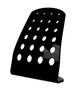 Acrylic Plug Display Stand (for 24 Plugs/Tunnels 6-16mm) Bk
