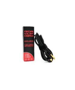 Ava 2 RCA Clipcord soft USA silicone line 1,8m black