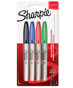 4er Pack Sharpie Fine Point Stifte