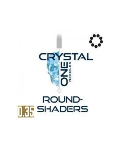 Crystal 1- Needles 7 - 14 round shader 0.35mm - Box of 50