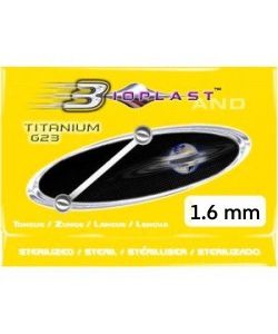 Sterelized Bioplast® Barbells - Titanium Balls 1,6mm