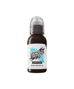 World Famous Limitless Tattoo Ink - Dark Brown 2 30 ml