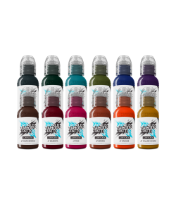 World Famous Limitless Tattoo Ink - Jay Freestyle Set - 12x 30 ml