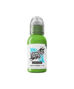 World Famous Limitless Tattoo Ink - Light Green 1 v2 30 ml