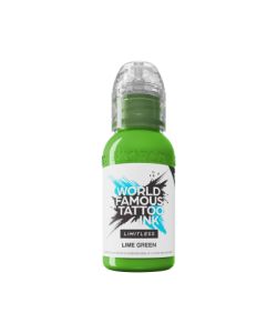 World Famous Limitless Tattoo Ink - Lime Green 30 ml
