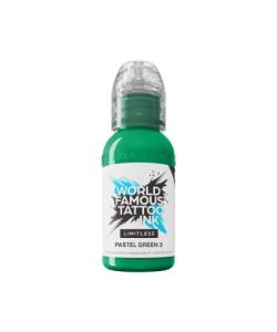 World Famous Limitless Tattoo Ink - Pastel Green 2 30ml
