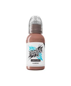 World Famous Limitless Tattoo Ink - Pink Ribbon - Almond 30 ml