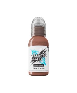 World Famous Limitless Tattoo Ink - Pink Ribbon - Dark Almond 30 ml