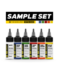 THE INKED ARMY - Tattoo Color - Sample Set 6x15 ml