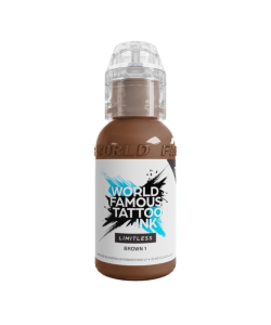World Famous Limitless Tattoo Ink - Brown 1 30ml