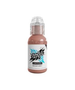 World Famous Limitless Tattoo Ink - Medium Flesh 1 30ml