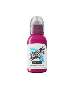 World Famous Limitless Tattoo Ink - Light Magenta 1 30ml