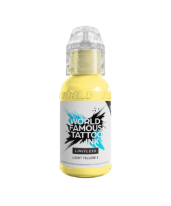 World Famous Limitless Tattoo Ink - Light Yellow 1 30ml