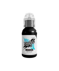 World Famous Limitless Tattoo Ink - Deep Black 30ml 