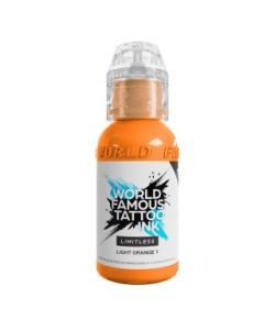 World Famous Limitless Tattoo Ink - Light Orange 1 30ml